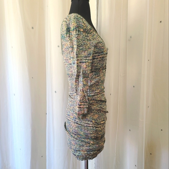 🍒FREE PEOPLE🍒 VINTAGE BODYCON MINI DRESS - Picture 5 of 8